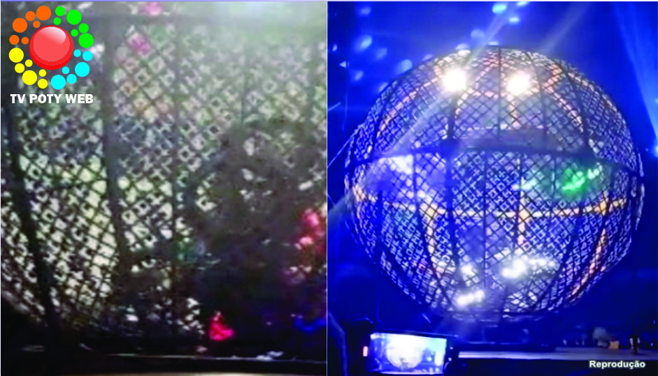 Piauí: Mulher fica ferida após apresentação em globo da morte em circo em Parnaíba.